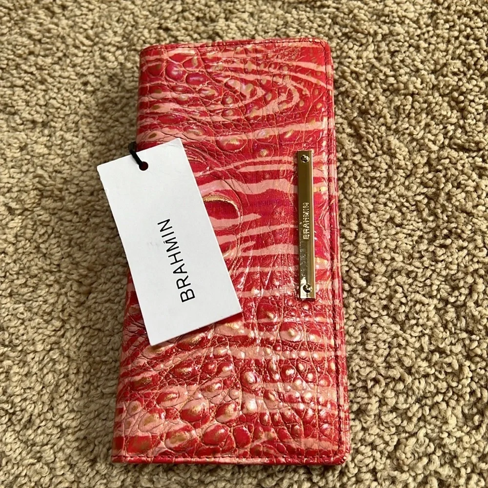 New! Brahmin Ady melbourne leather wallet .